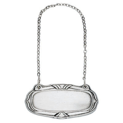 PEWTER DECANTER LABEL