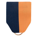 PIN BACK RIBBON NAVY/ORANGE