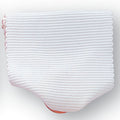 PIN BACK RIBBON WHITE