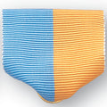 PIN RIBBON, LIGHT BLUE/GOLD
