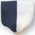 PIN RIBBON.NAVY BLUE/WHITE