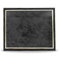 10-1/2 X 13 INCH BLACK PLAQUE HOLDS 8-1/2 X 11 CERTIFICATE, GOLD RAISED BORDER