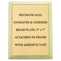 PLASTIC FRAME FOR PLATE