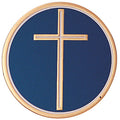 2 Inch in Diameter Round Metal Litho-Print Religious Themed Medallion Insert