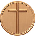 RELIGIOUS CROSS, 2 INCH STAMPED INSERT