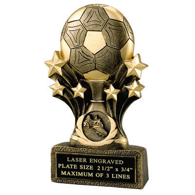 RESIN SOCCER STAR TROPHY