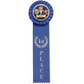 BLUE RIBBON, ROSETTE 1ST PLACE 2 INCH MYLAR