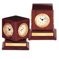 ROSEWOOD CLOCK, PHOTO, CUBE WITHOUT PLATE