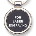 ROUND SILVER KEY RING, BOXED