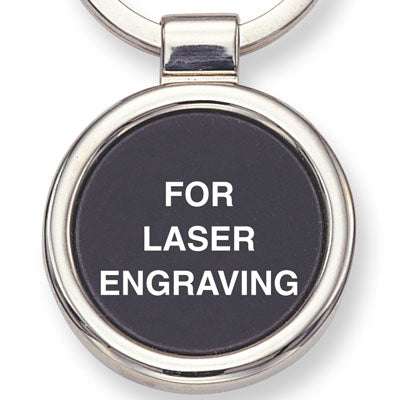 ROUND SILVER KEY RING, BOXED