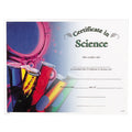 SCIENCE CERTIFICATE