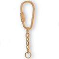 SCREW TYPE KEYRING WITH CHAIN