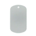 SILVER ALUMINUM DOG TAG