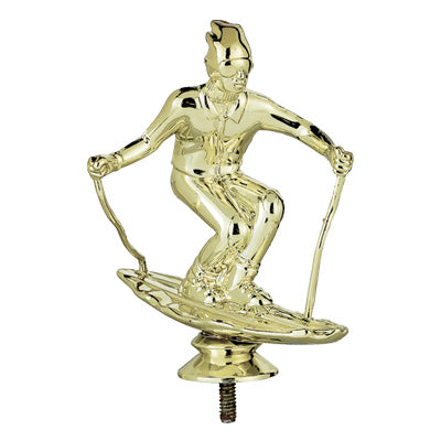 SKIER MALE TROPHY FIGURE