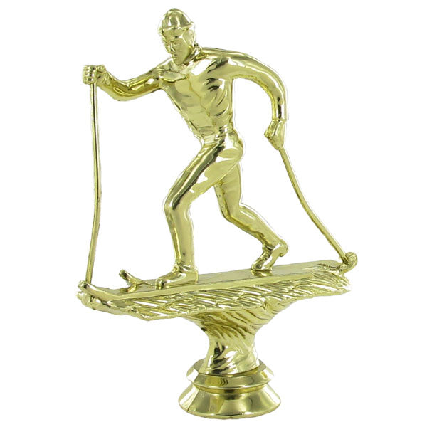 SKIING X-COUNTRY MALE TROPHY FIGURE