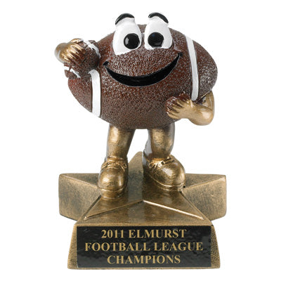 SMALL RESIN FOOTBALL TROPHY
