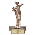 SOCCER FEMALE RESIN TROPHY - NO PLATE