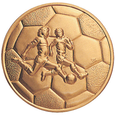 SOCCER MALE MEDALLION INSERT DISC