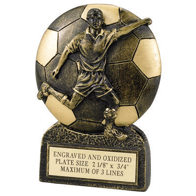 SOCCER MALE RESIN TROPHY