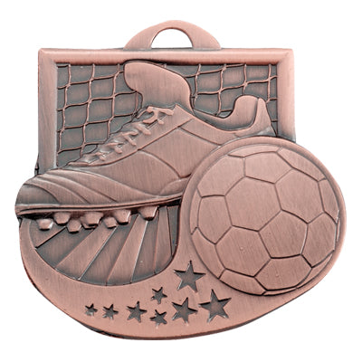 SOCCER MEDAL - MULTIPLE COLORS