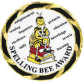 2 Inch in Diameter Round Spelling Bee Insert with Mylar Detailing
