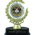 6 INCH SPINNER WREATH TROPHY WITH STUDENT OF THE MONTH INSERT