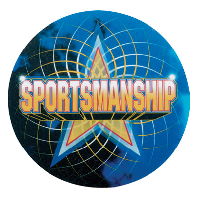 2 Inch in Diameter Round Sportsmanship Mylar Insert