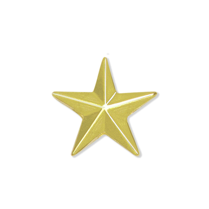 STAR GOLD PIN 1/2 INCH