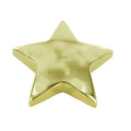 STAR PAPERWEIGHT GOLD COLOR POLISHED BRASS FINISH