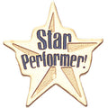 STAR PERFORMER ENAMELED PIN