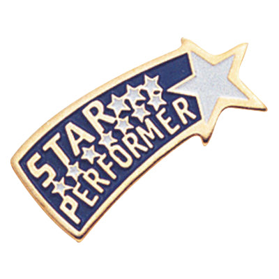 STAR PERFORMER ENAMELED PIN