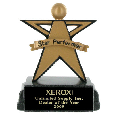 STAR PERFORMER SCHOLASTIC TROPHY, 5-1/4 INCH