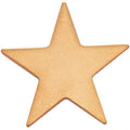 STAR PIN GOLD 1 INCH FLAT