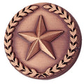 STAR PIN WITH WREATH 7/8 INCH