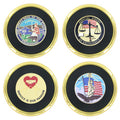 ASSORTED CALIFORNIA JUDICIAL SERVICE COASTER SET