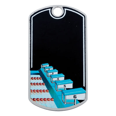 SWIMMING DOG TAG