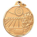 1-1/4 Inch Die-Struck Swimming Medal in Gold, Silver, or Bronze