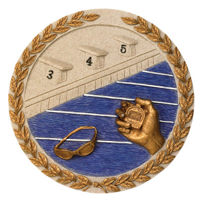 SWIMMING PLAQUE MOUNT
