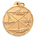 1-1/4 Inch Die-Struck Womens Synchronized Swimming Medal in Gold, Silver, or Bronze