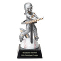 T-BALL, GIRLS, 6 3/4 INCH FIGURE TROPHY