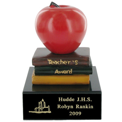 TEACHER'S AWARD SCHOLASTIC TROPHY, 4-1/2 INCH