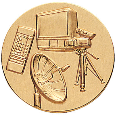 TELEVISION, 2 INCH STAMPED INSERT