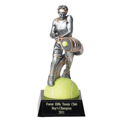 TENNIS MALE FIGURE TROPHY - NO PLATE