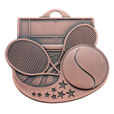 TENNIS MEDAL - MULTIPLE COLORS