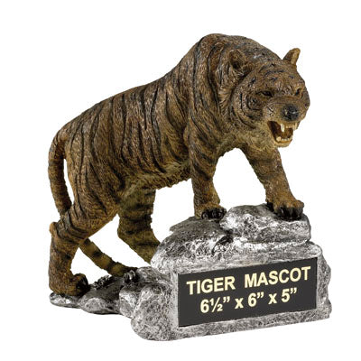 TIGER GROWLING MASCOT TROPHY