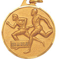 1-1/4 Inch Die-Struck Mens 800 Meter Relay Medal in Gold, Silver, or Bronze