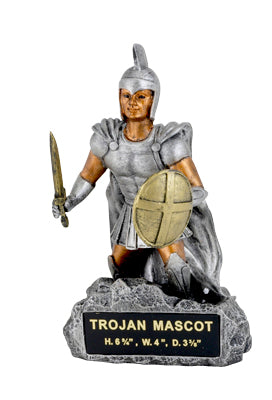 TROJAN/SPARTAN MASCOT TROPHY WITHOUT PLATE