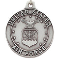 1-5/8 Inch U.S. AIR FORCE PEWTER KEY CHAIN