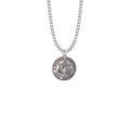 U.S. AIR FORCE STERLING SILVER MILITARY MEDAL, 3/4 INCH, CROSS BACK