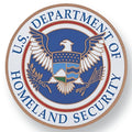 U.S. DEPT.OF HOMELAND SECURITY, 2 INCH ETCHED ENAMELED